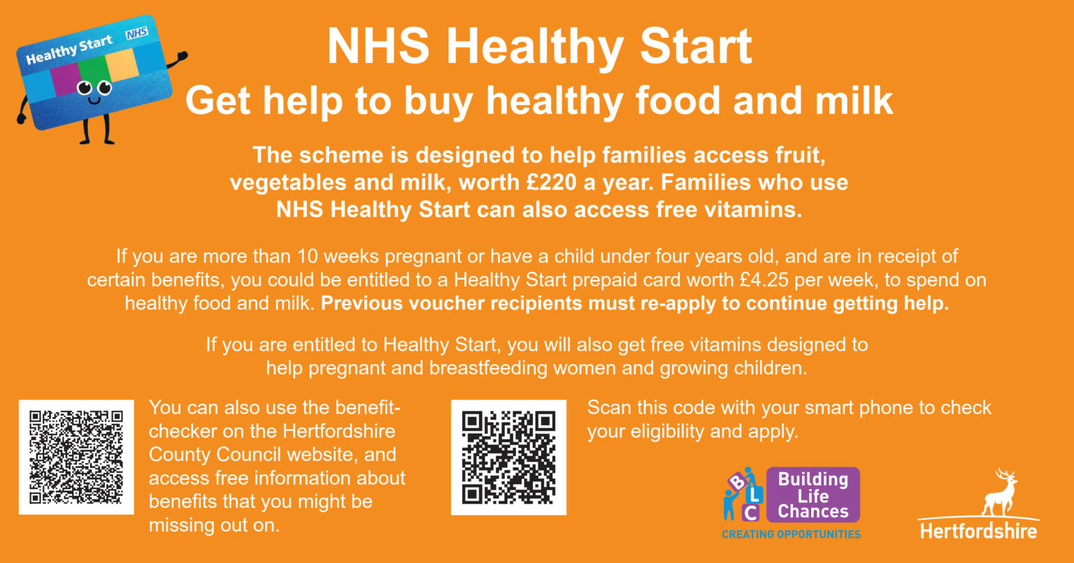 NHS Healthy Start Rickmansworth Foodbank